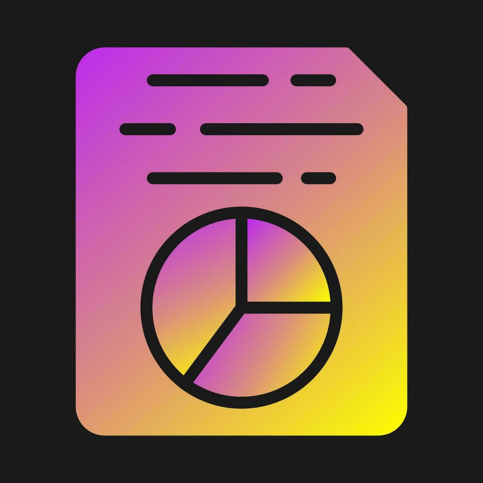 Document Insert Diagram Vector Icon