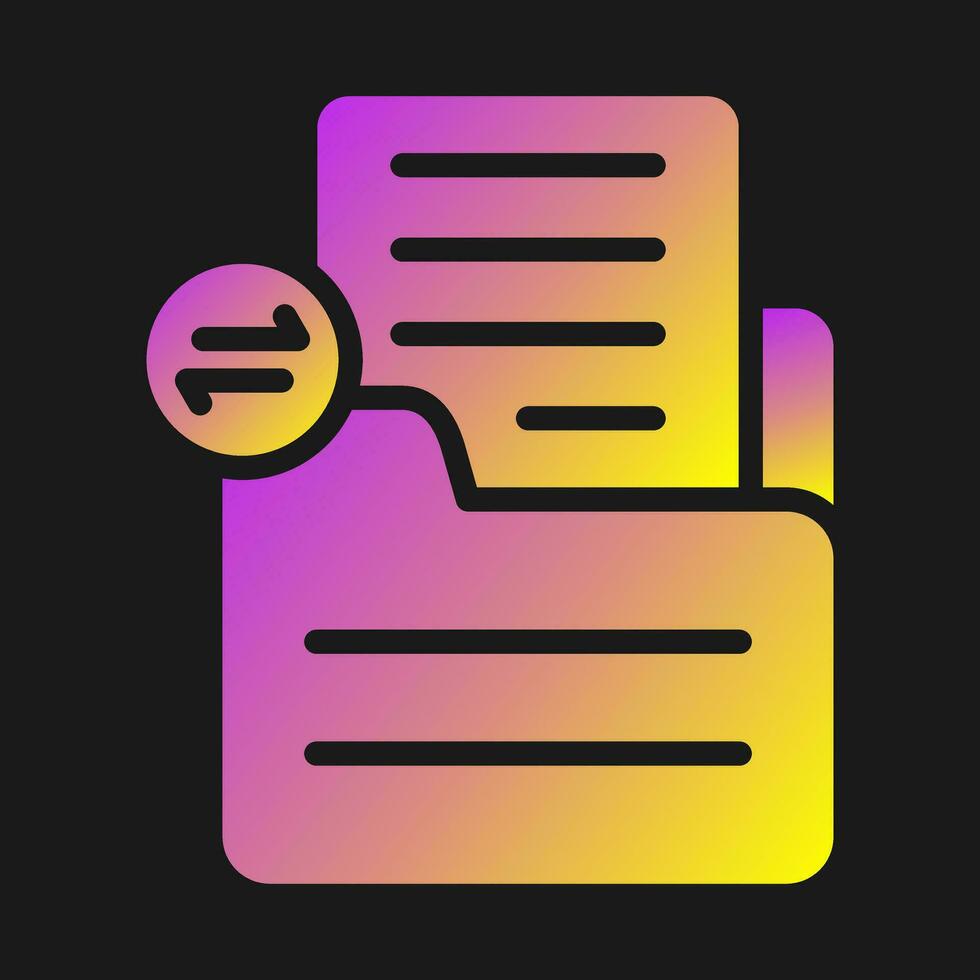 Document Share Vector Icon