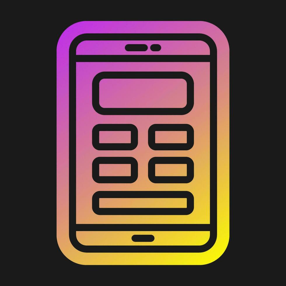 Mobile Design Vector Icon