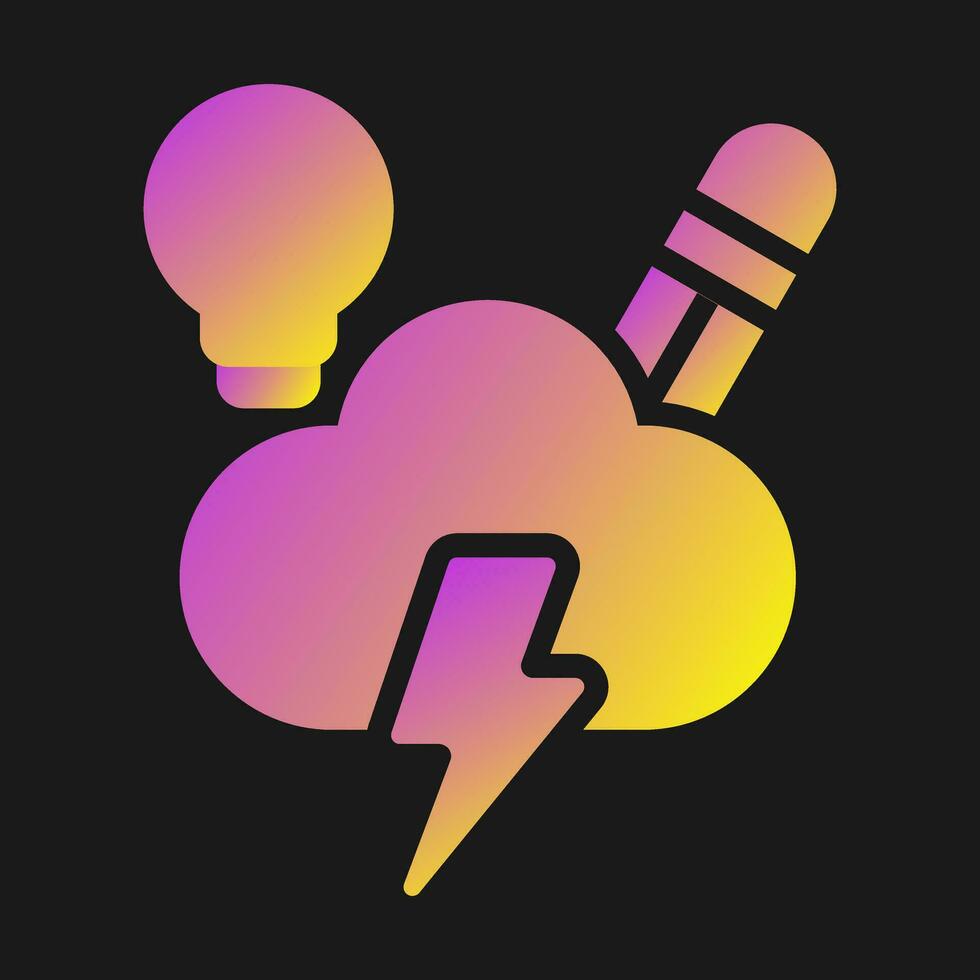 Brainstorming Vector Icon