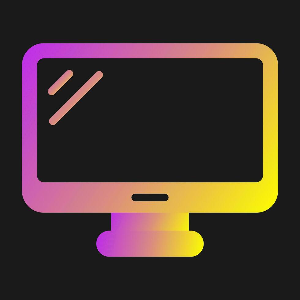 Monitor Vector Icon