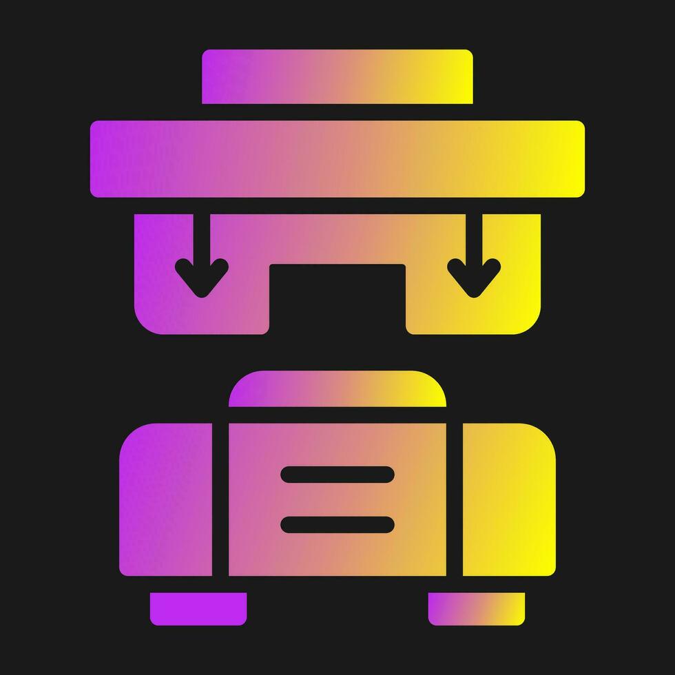 Press Machine Vector Icon