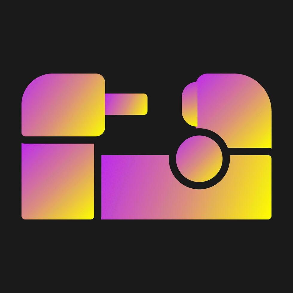 Lathe Vector Icon