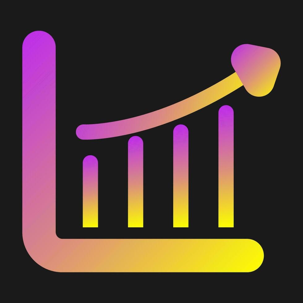 Chart Arrow Grow Vector Icon