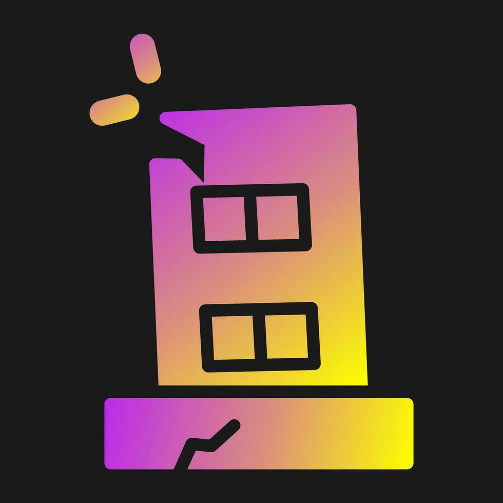 Facility Damage Vector Icon