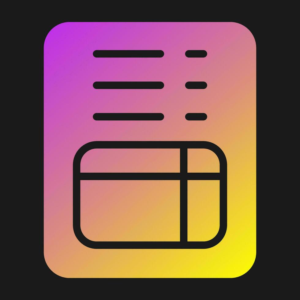 File Invoice Vector Icon