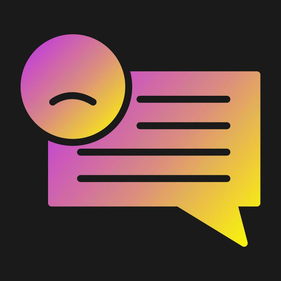 Customer Dissatisfaction Vector Icon