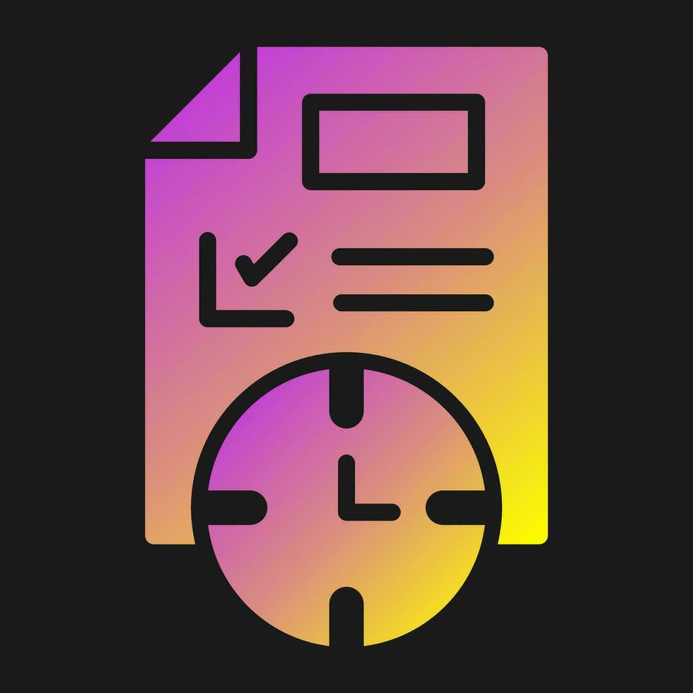 Deadline Vector Icon