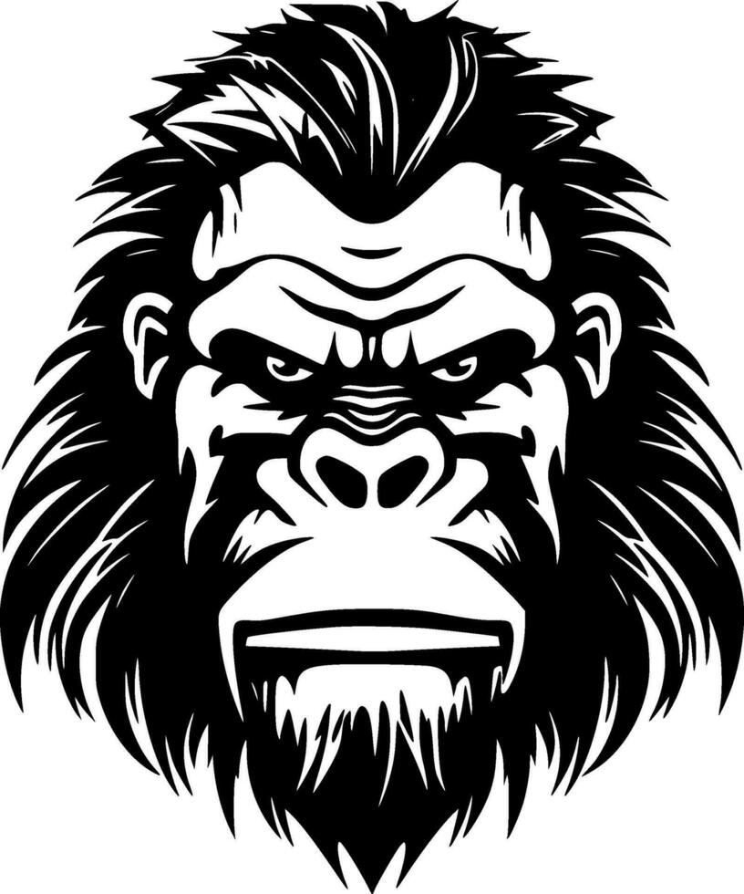 Gorilla - High Quality Vector Logo - Vector illustration ideal for T-shirt graphic