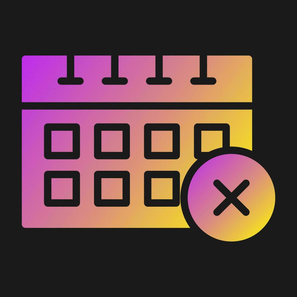 Canceled Vector Icon