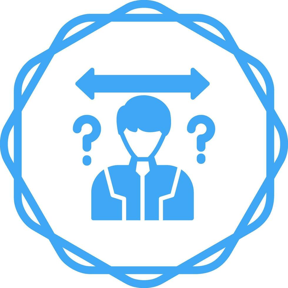 Uncertainty Vector Icon