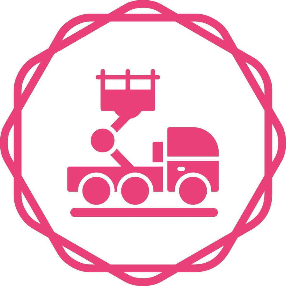 Ladder Truck Vector Icon
