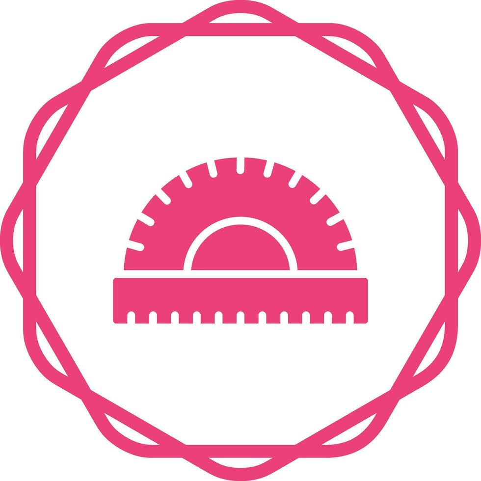 Protractor Vector Icon