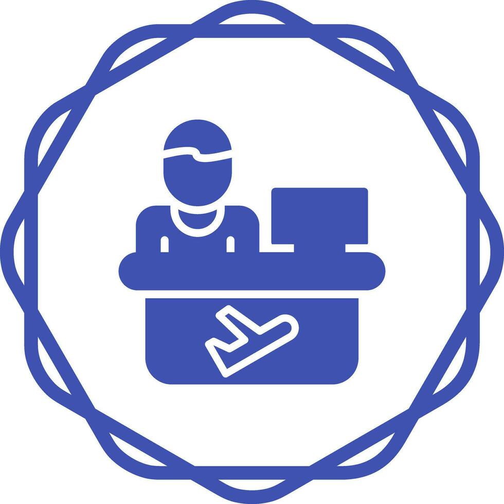 Travel Agent Vector Icon