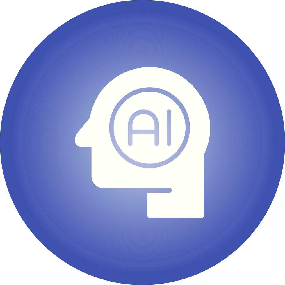 Artificial Intelligence Vector Icon