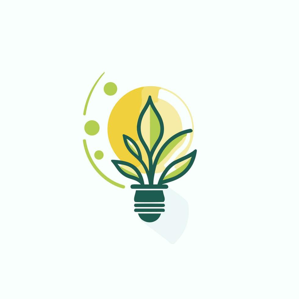Pharmaceutical manufacturing filled outline colorful logo. Life science. Lightbulb and plant. Design element. Created with artificial intelligence. Ai art for corporate branding, pharma company vector