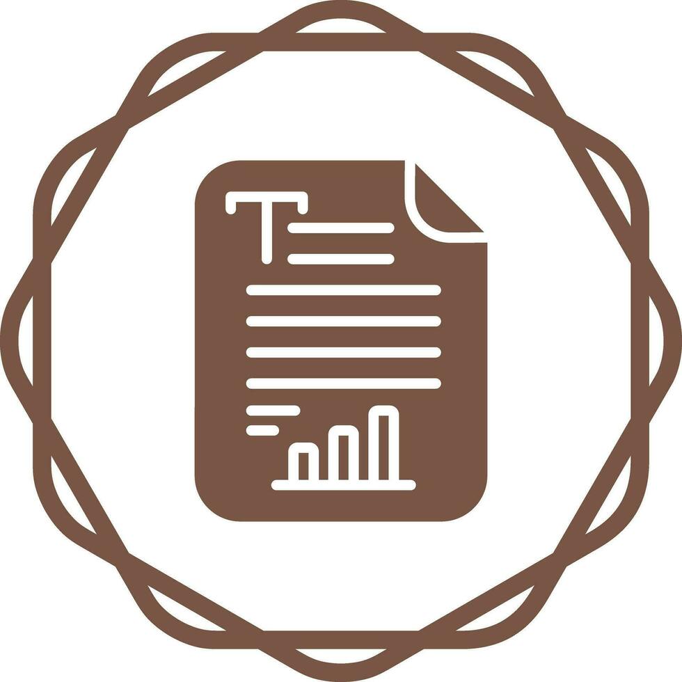 Text Analytics Vector Icon