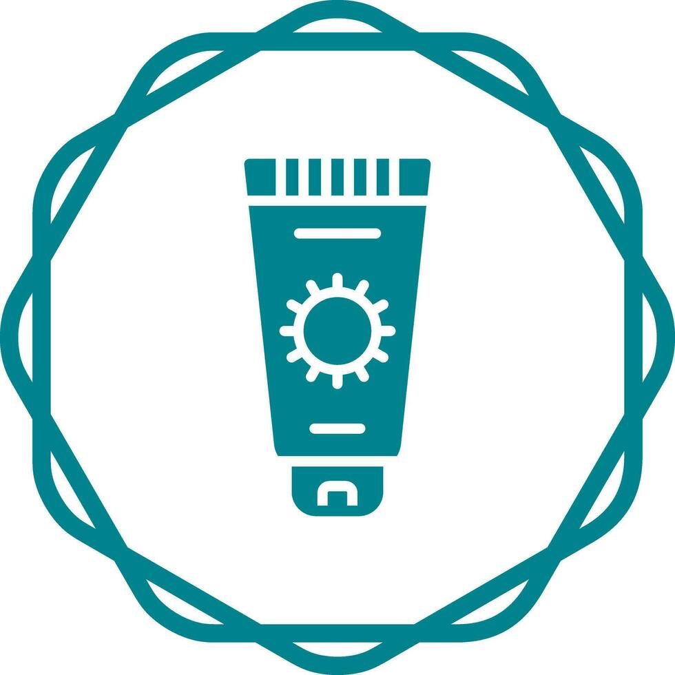 Sunscreen Vector Icon