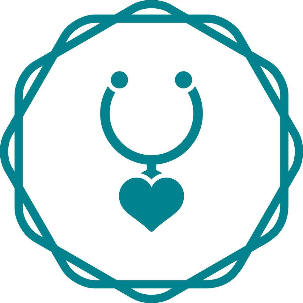 Heart Shaped Locket Vector Icon