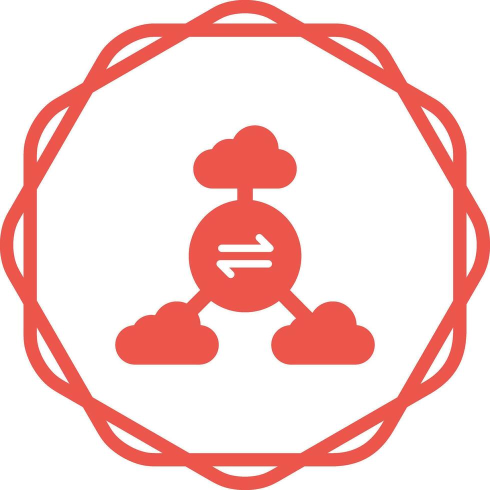 Multi-Cloud Vector Icon