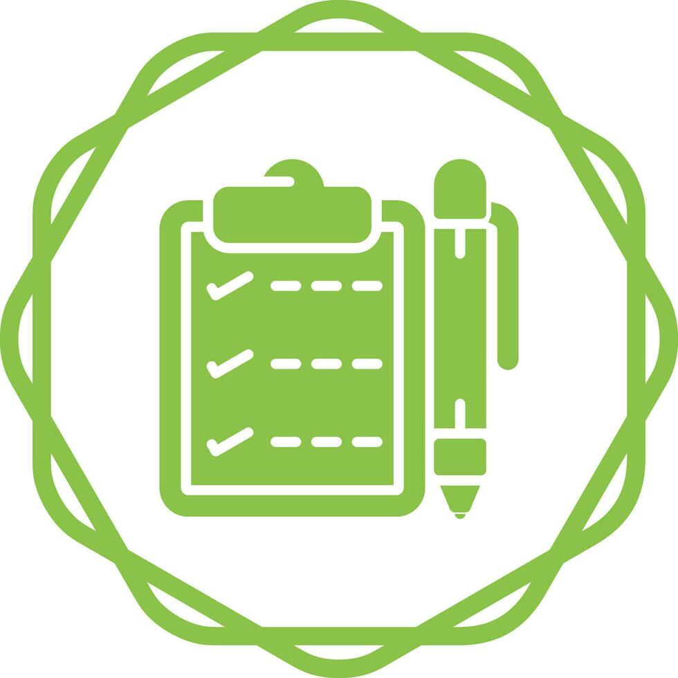 Notepad with pen Vector Icon
