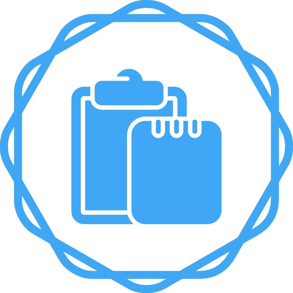 Task list with writing pad Vector Icon