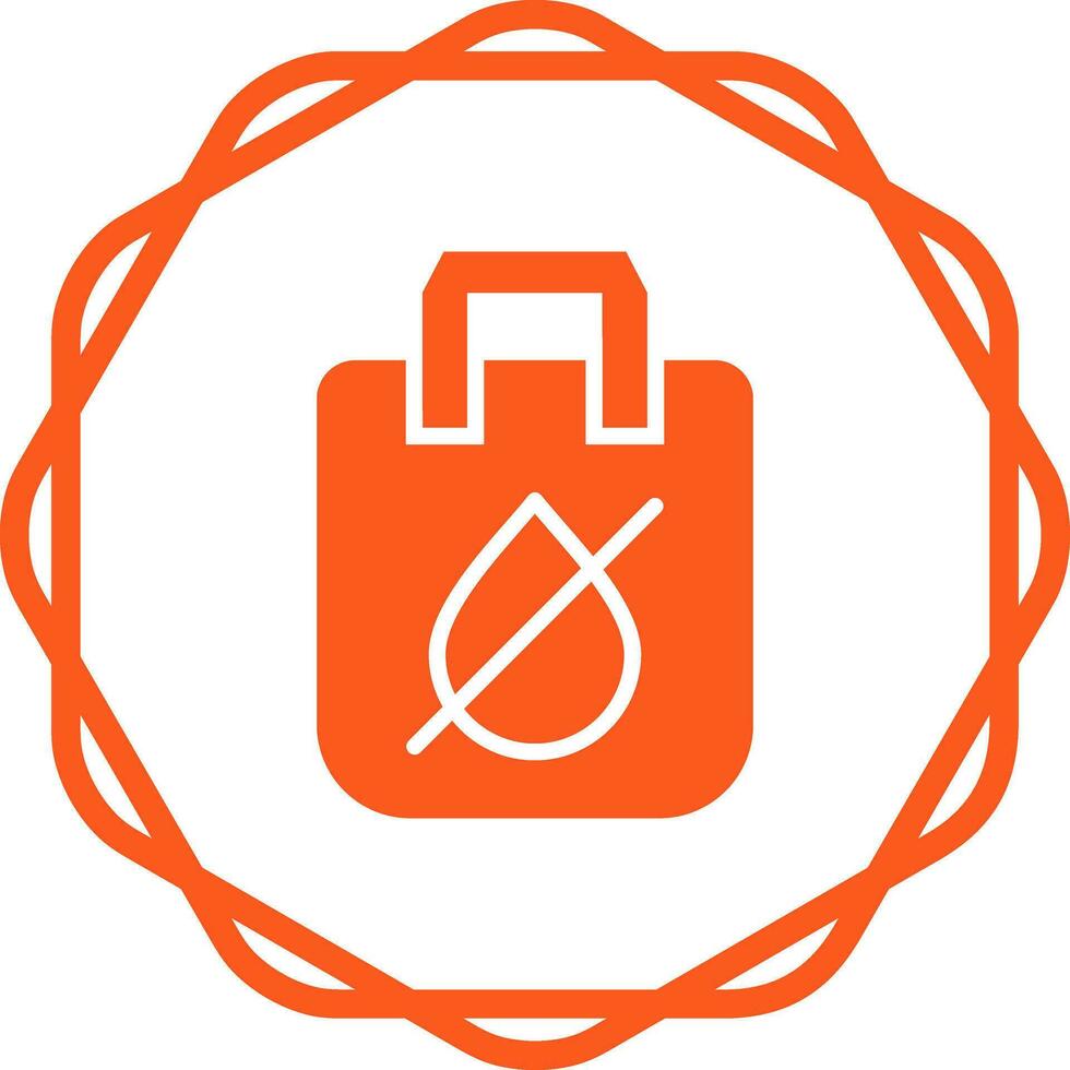 Waterproof bag Vector Icon