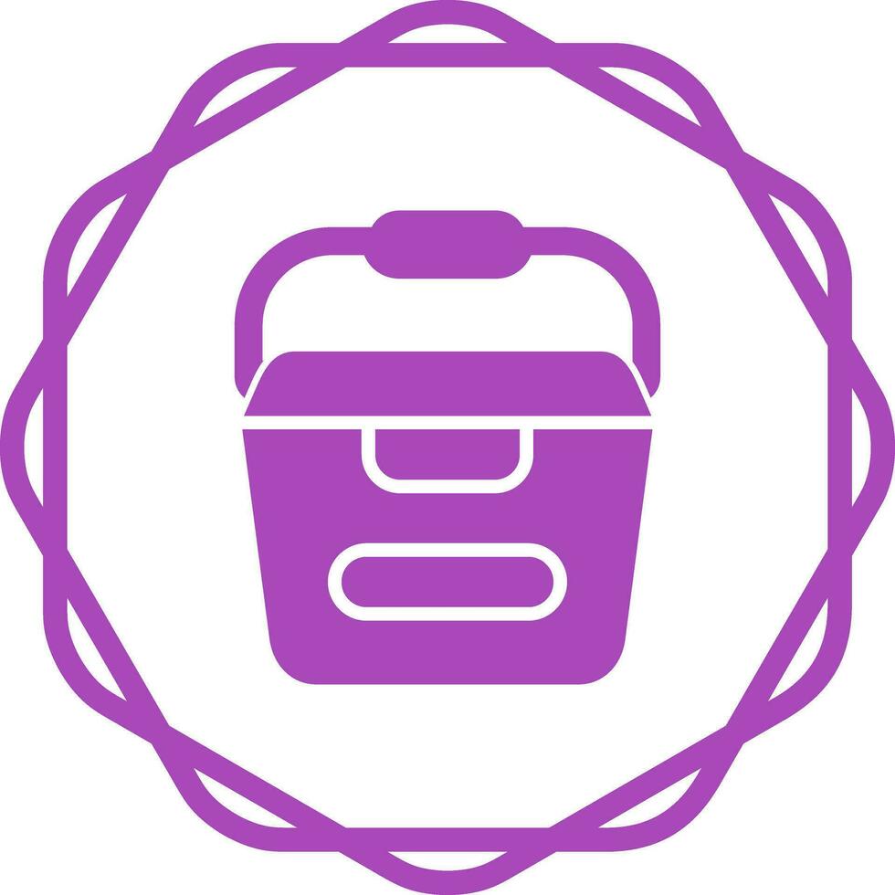 Portable water container Vector Icon