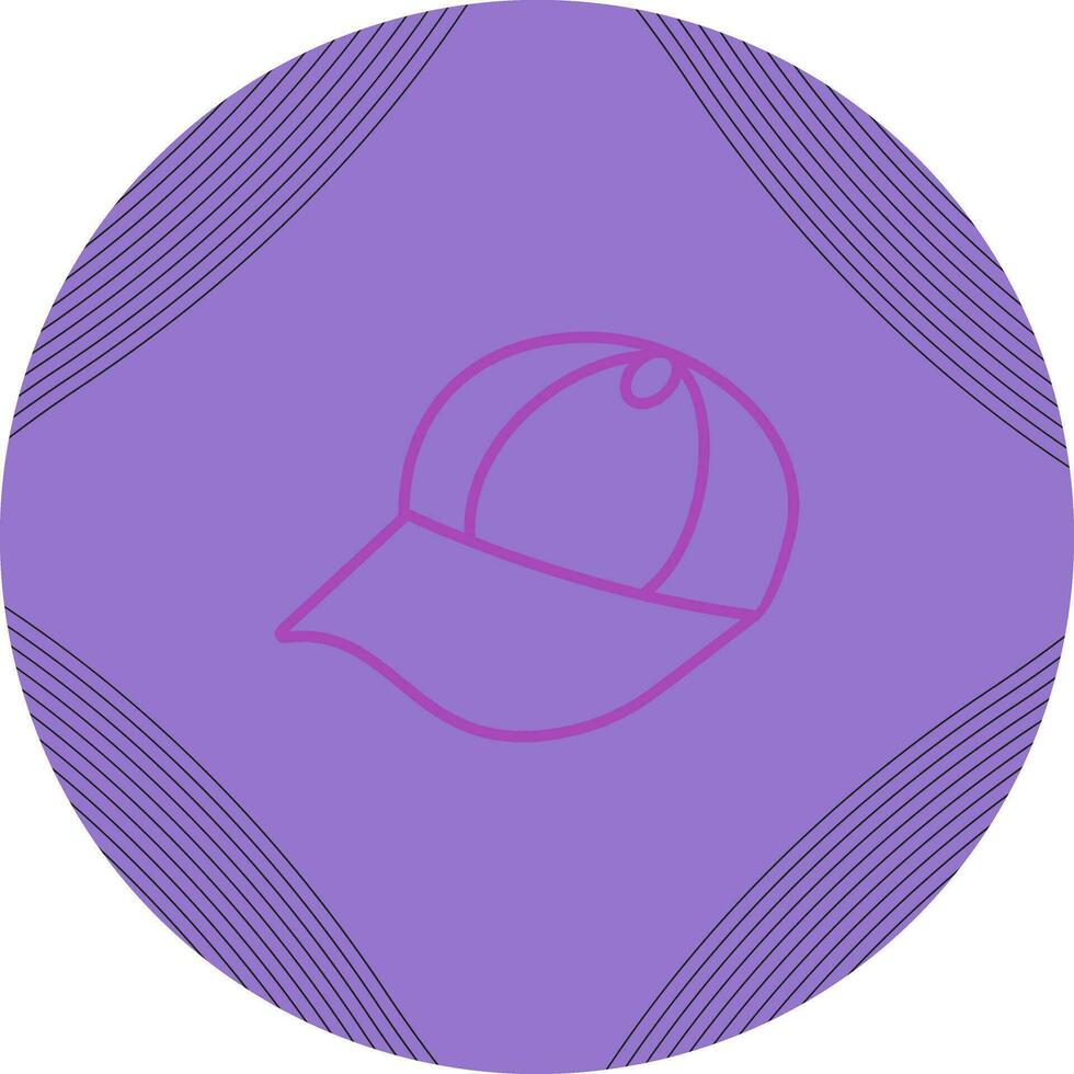 icono de vector de gorra de verano