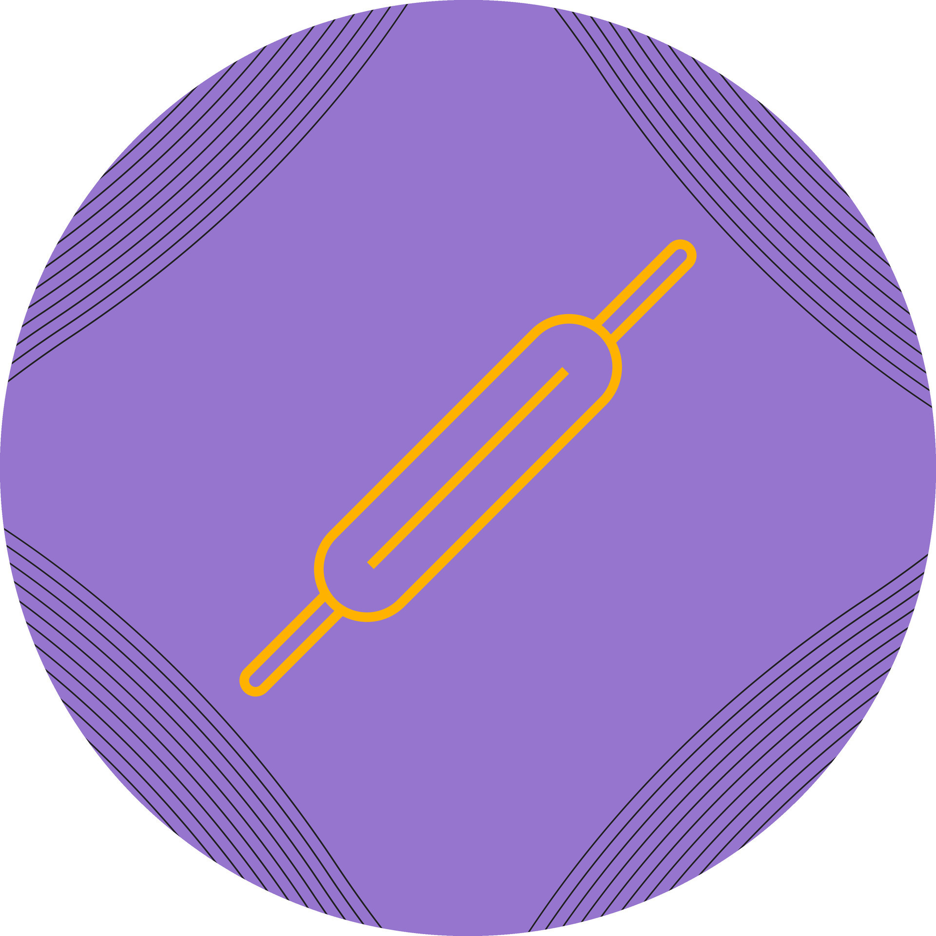 Roller Pin Vector Icon 28162743 Vector Art at Vecteezy