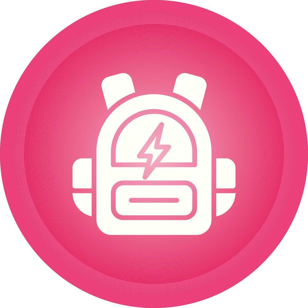 Smart Backpack Vector Icon
