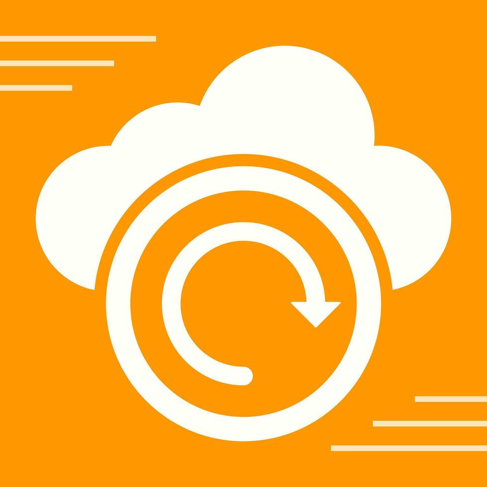 Cloud Backup Vector Icon