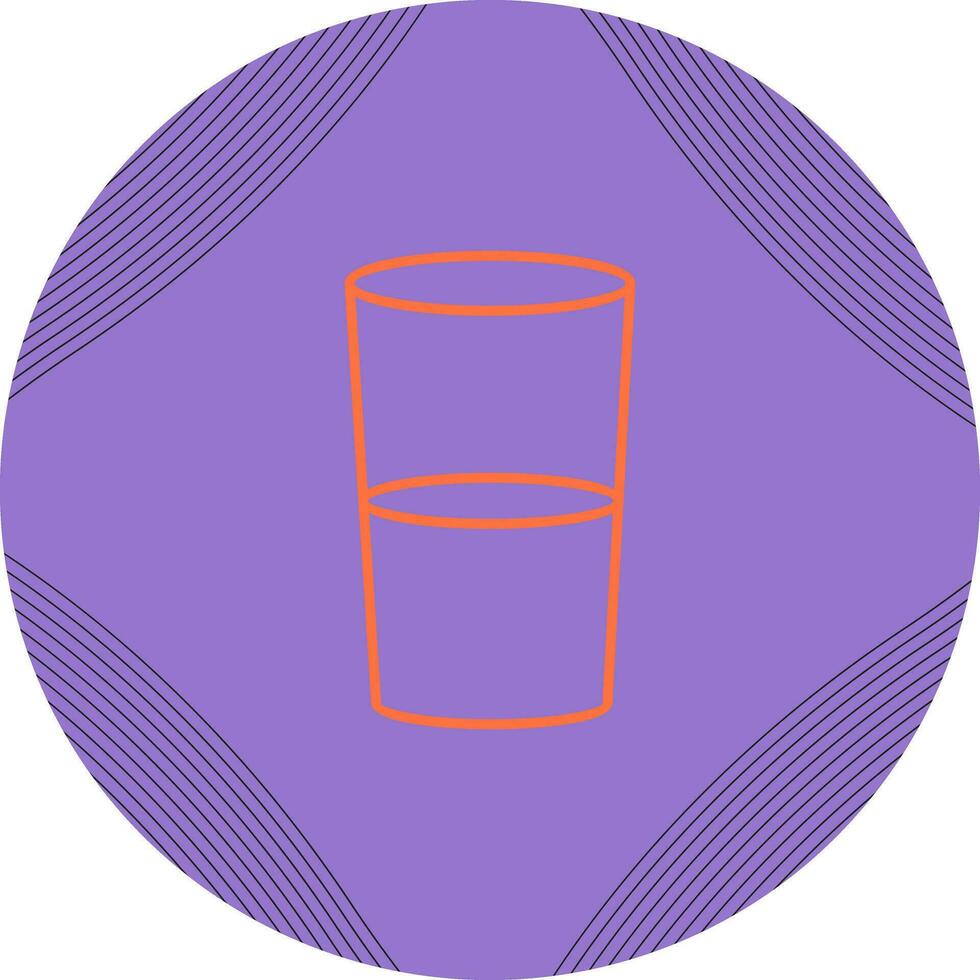Water Glasses Vector Icon