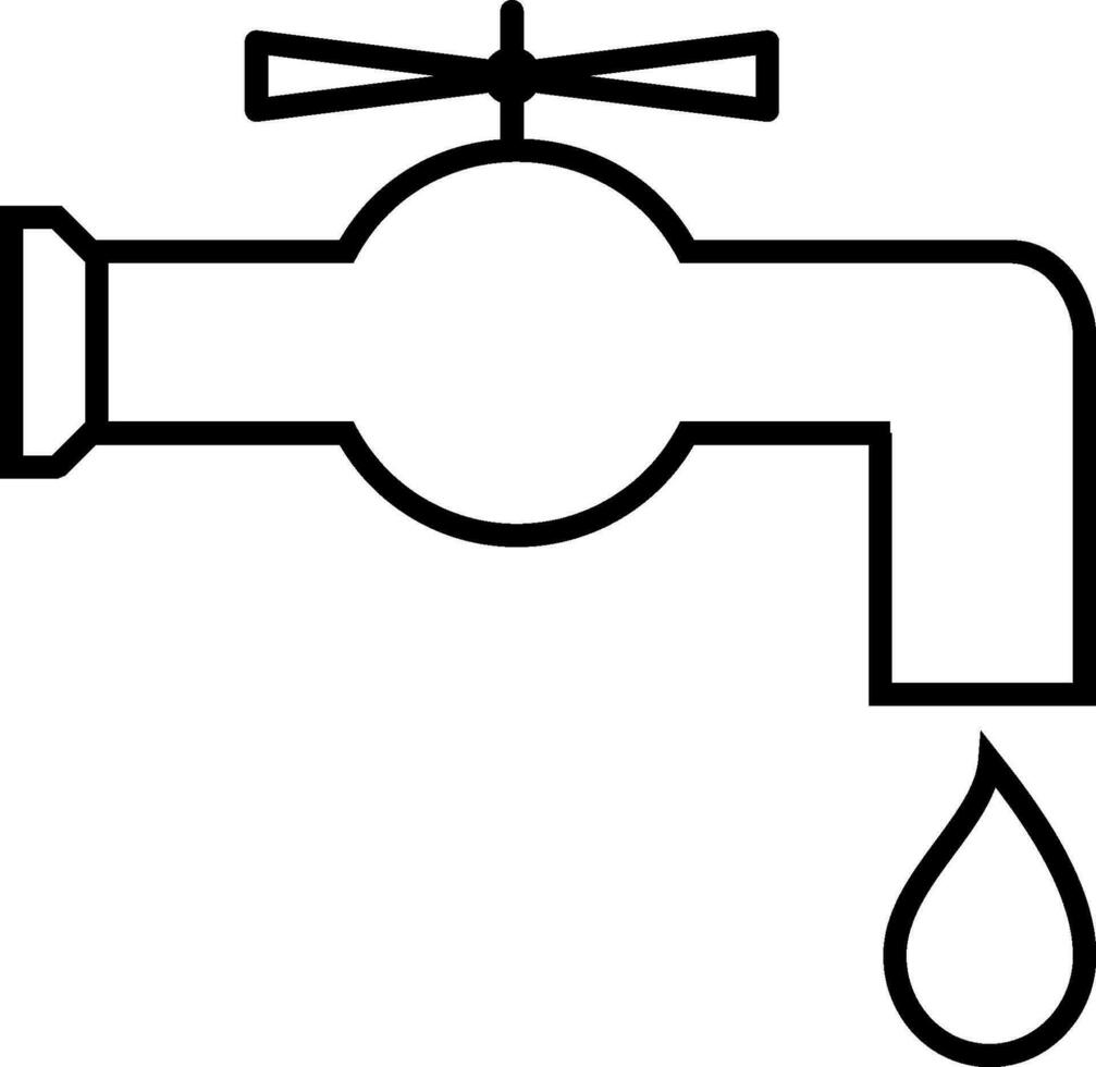 Water Tap Vector Icon