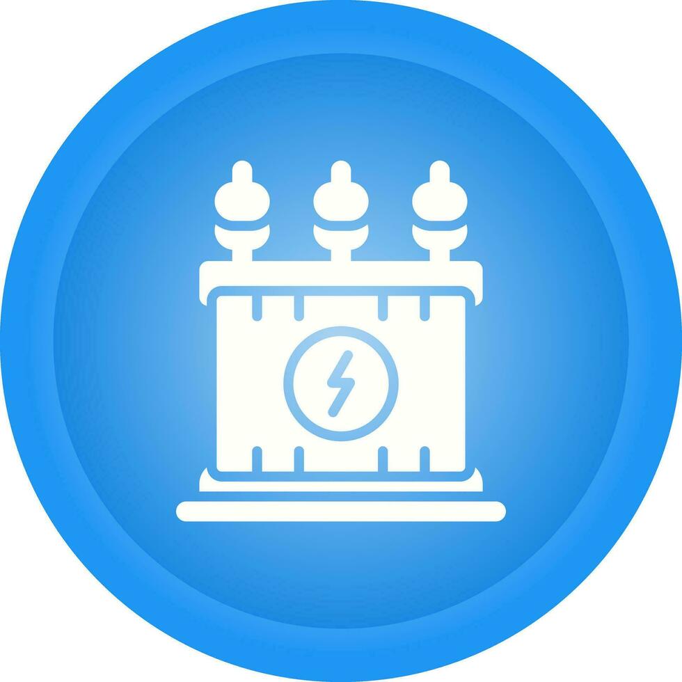 Power Transformer Vector Icon