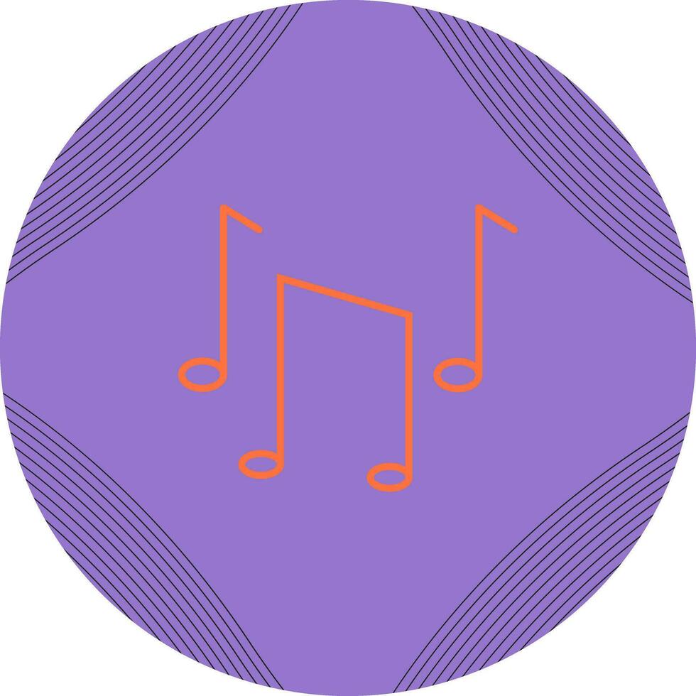 Musical Notes Vector Icon