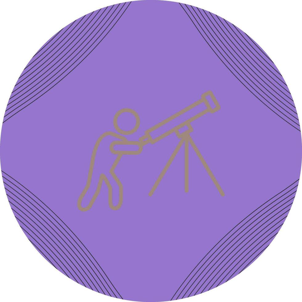 Adjusting Telescope Vector Icon