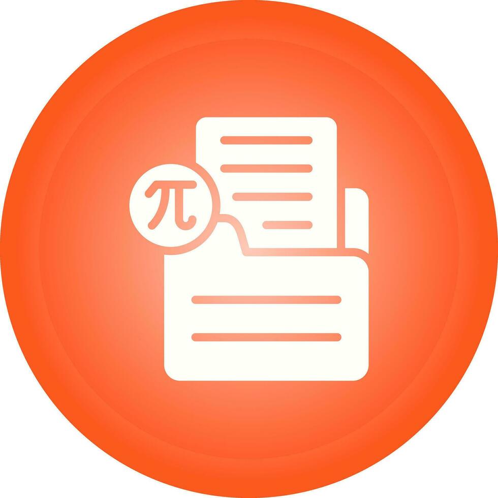 Document Insert Formula Vector Icon