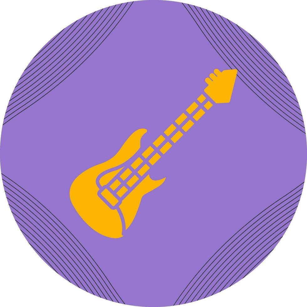 icono de vector de guitarra eléctrica