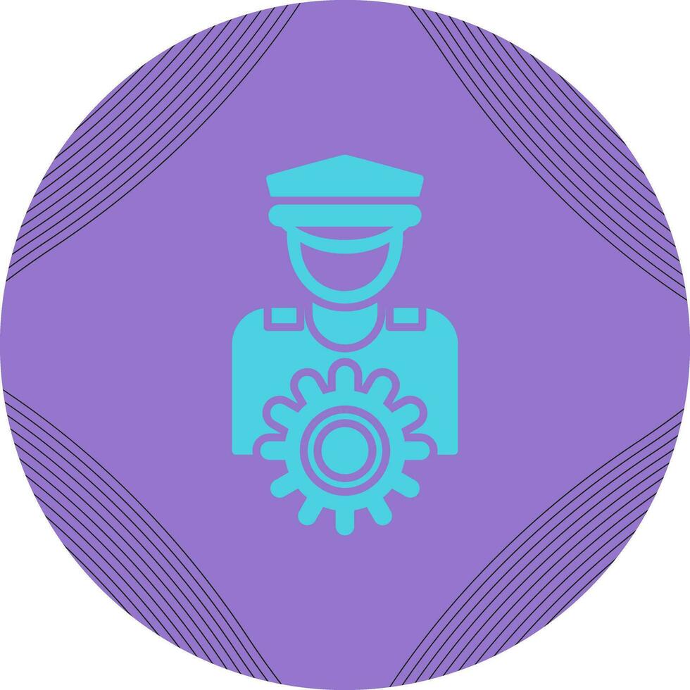 icono de vector de capitán