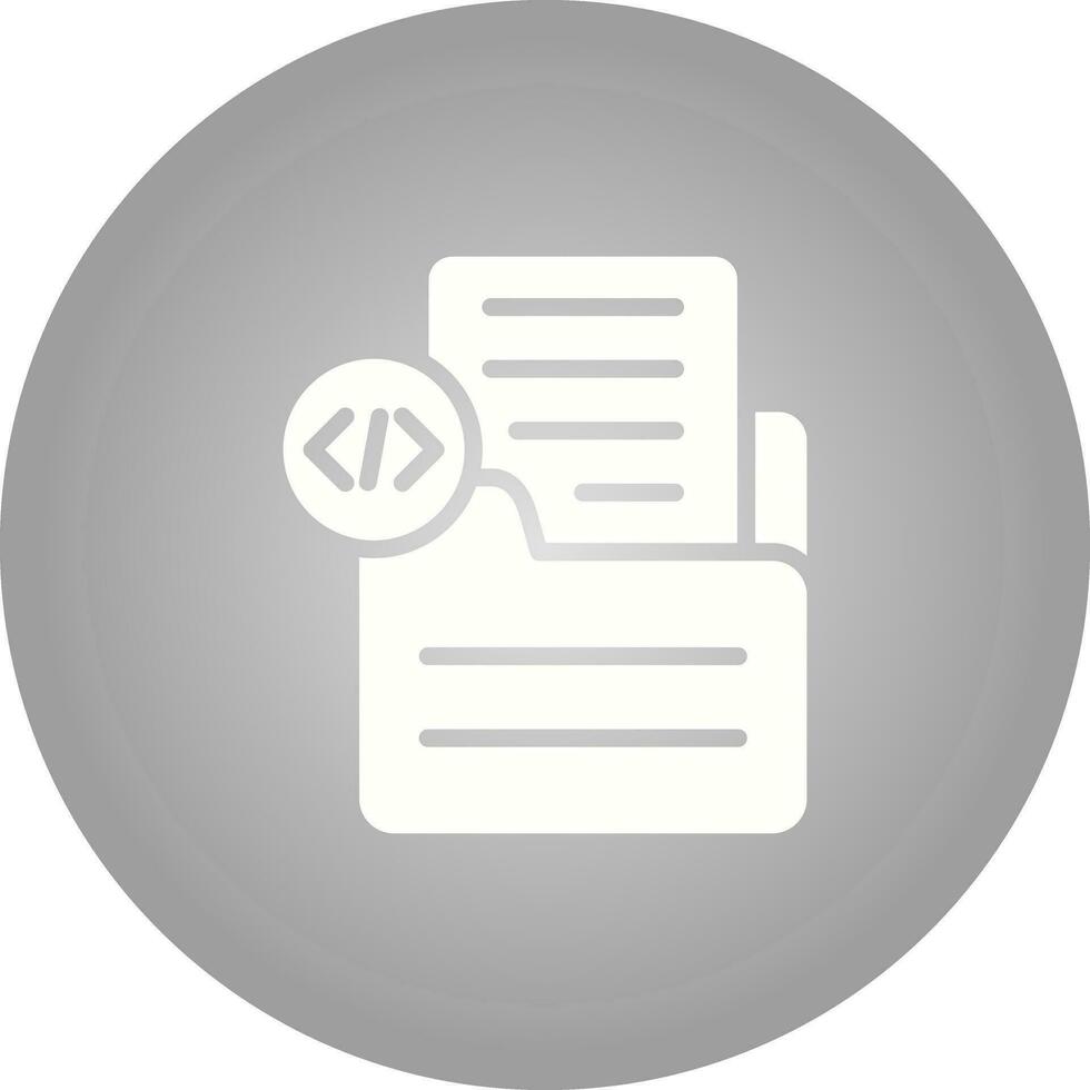 Document Insert Code Vector Icon