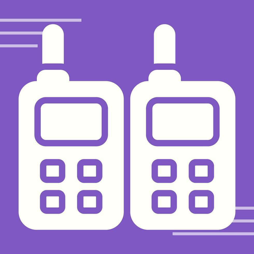 Two way Radio Vector Icon