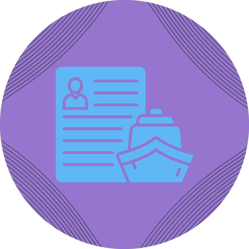 Ship Broker Vector Icon