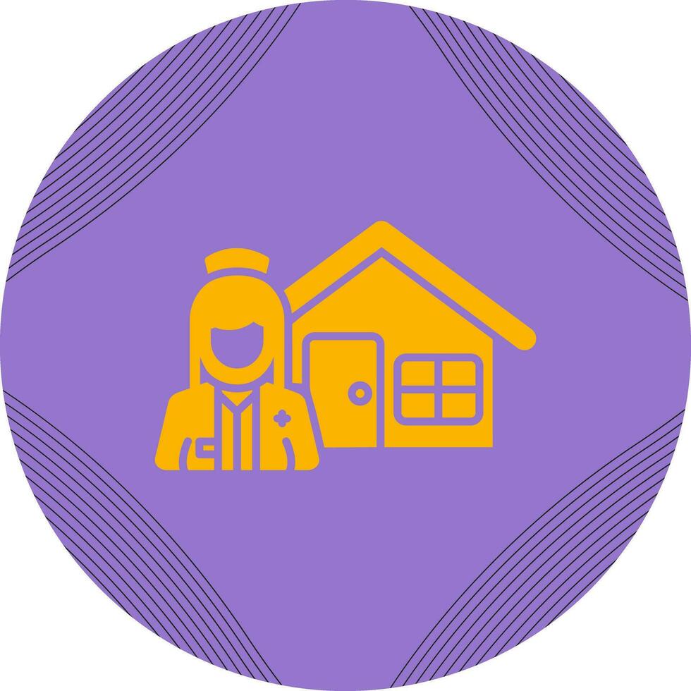 Nursing Home Vector Icon