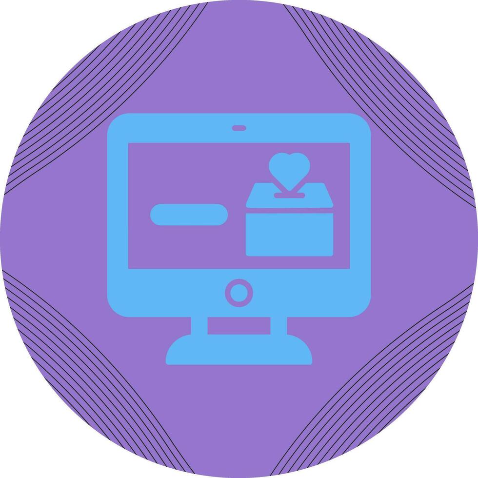 Online Donation Vector Icon