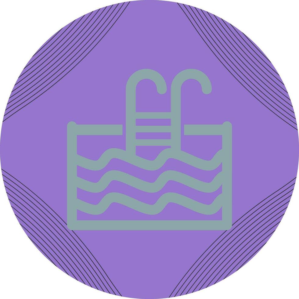 icono de vector de piscina