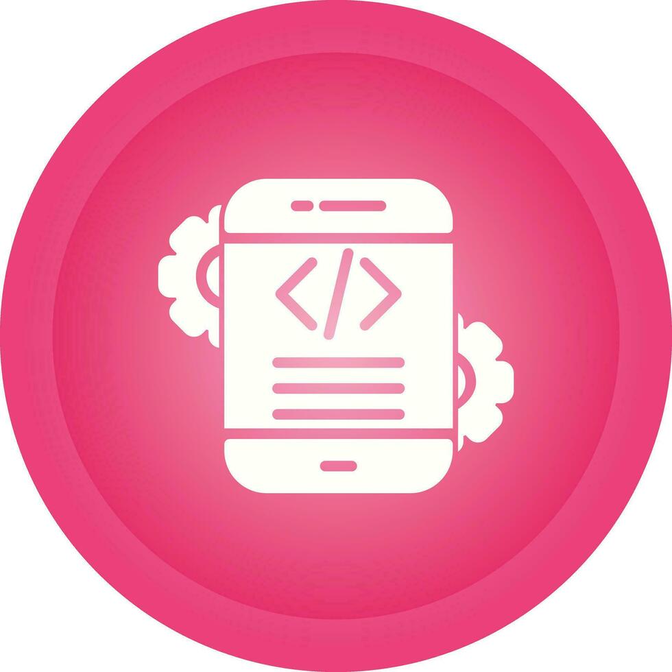 Mobile App Development Vector Icon