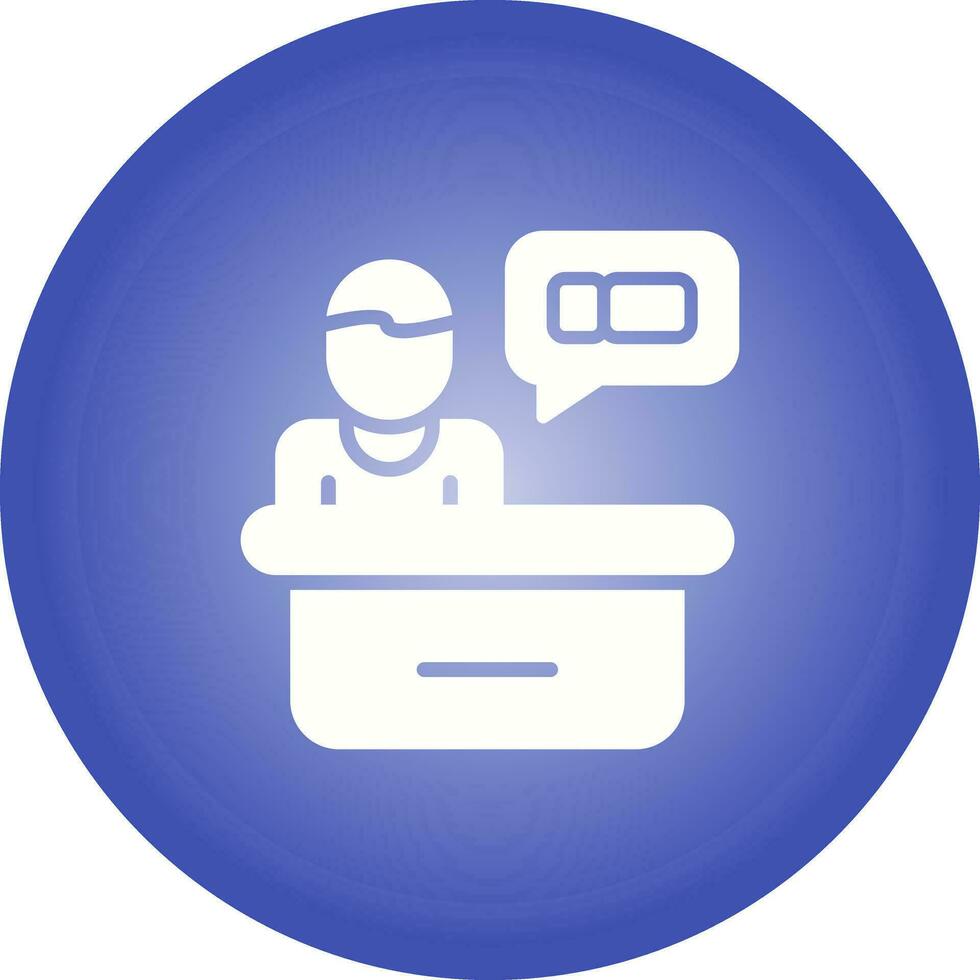 Support Ticket Vector Icon