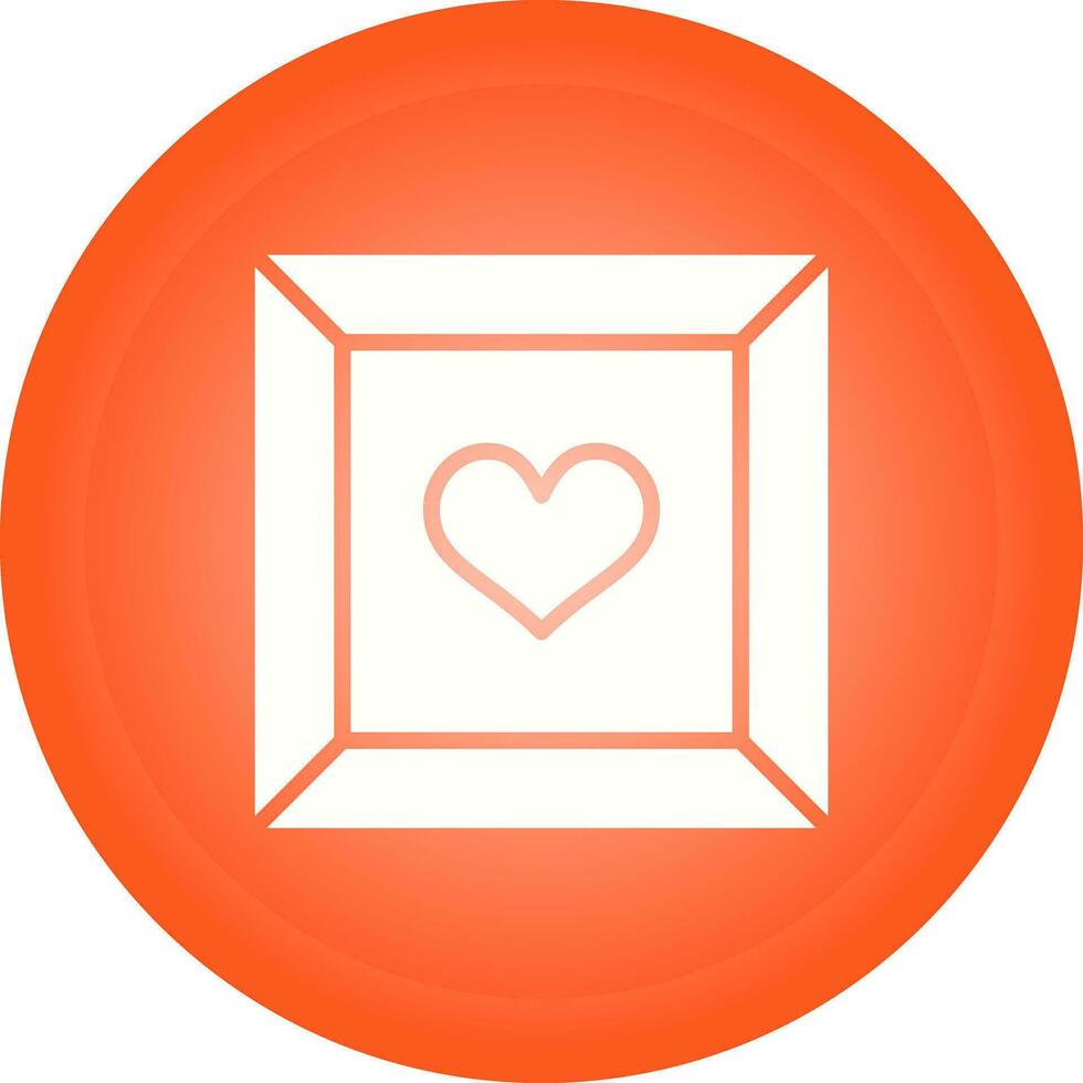 romántico joyería caja vector icono