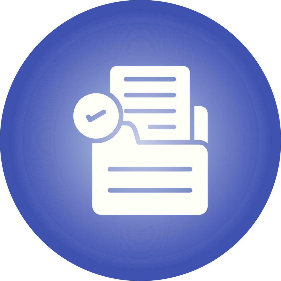 Document Check Vector Icon
